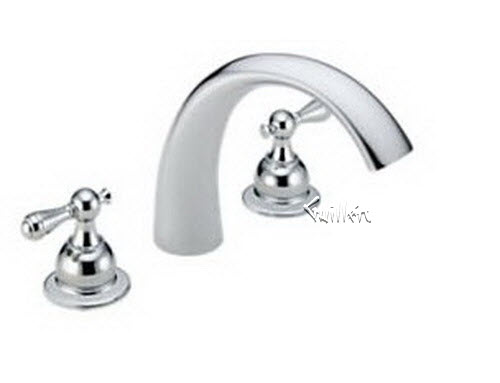 Delta T2783; Two handle lever roman tub trim; technical part breakdown manuals specifications catalog