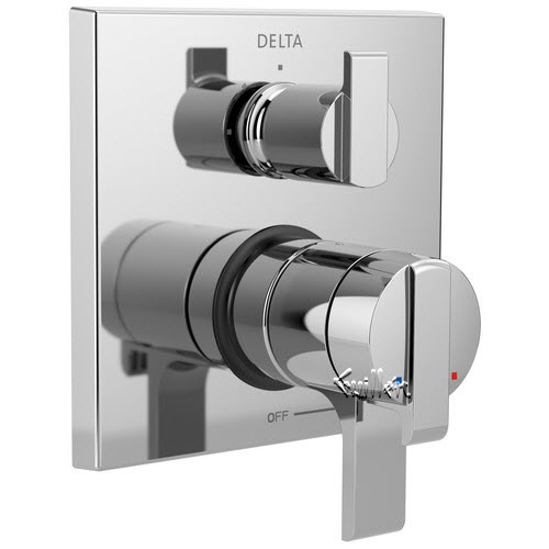 Delta T27867; Ara; Angular Modern Monitor 17 Series Valve Trim with 3-Setting Integrated Diverter technical part breakdown manuals specifications catalog