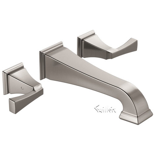 Delta T3551LF-WL; Dryden; Two Handle Wall Mount Lavatory Faucet Trim technical part breakdown manuals specifications catalog