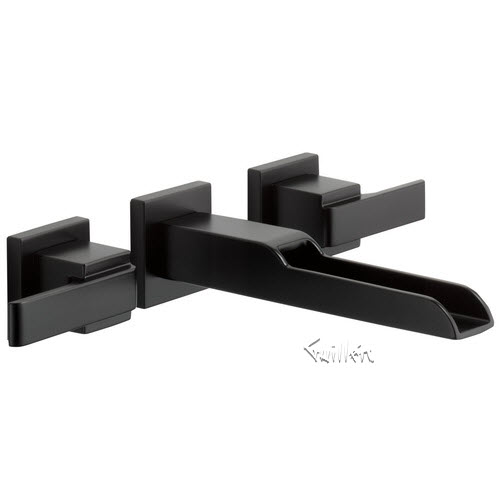 Delta T3568LF-WL; Ara; Two Handle Wall Mount Channel Lavatory Faucet Trim technical part breakdown manuals specifications catalog