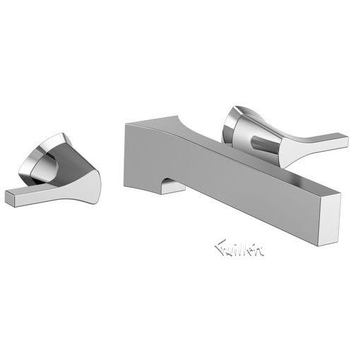 Delta T3574LF-WL; Zura; Two Handle Wall Mount Lavatory Faucet Trim technical part breakdown manuals specifications catalog