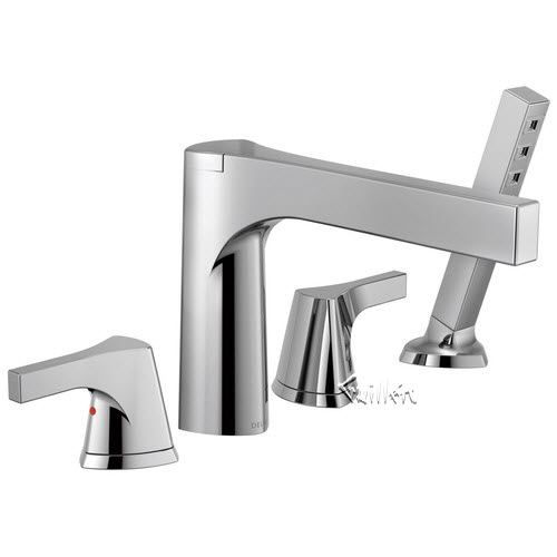 Delta T4774; Zura; Roman Tub with Hand Held Trim technical part breakdown manuals specifications catalog
