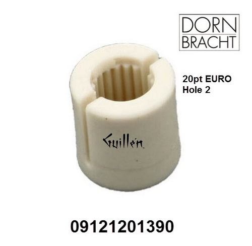 Dornbracht 09121201390;;__ Locking head bushing spline adaptor; in Unfinish
