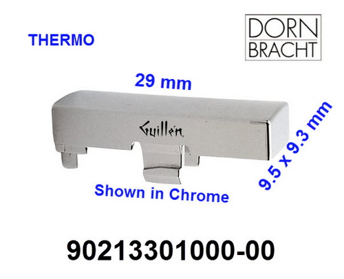 Dornbracht 90213301000-00;;__ Thermostat stop button 29 x 9,5 x 9,3 mm; in Chrome; Replaces 092133010-00