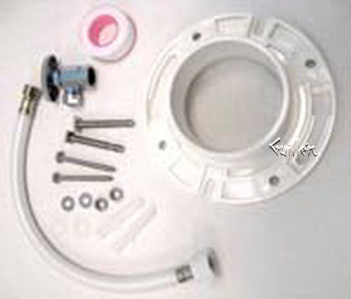 Duravit 0014310000; ; Installation kit for one piece and two piece toilet 3 / 8" US-version; in Unfinish; ;