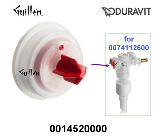 Duravit 0014520000; GroheDal; Repair kit for fill valve; in Unfinish