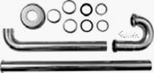 Duravit 0050540000; ; Siphon with elongated dip tube and outlet pipe ; in White; ;