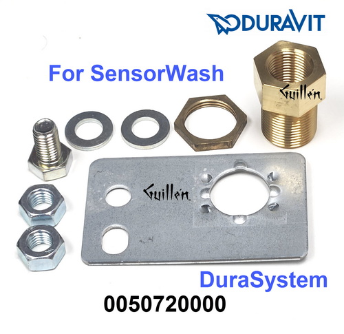 Duravit 0050720000;; Pre-installation set during rough-in DuraSystem for in-wall carriers or SensoWash; in Unfinish
