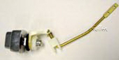 Duravit 0074011000; Metro, Starck 2, Tribeca; Side push button one piece 1.6 gpf single Flush trip lever; in Chrome; ;