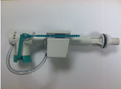 Duravit 0074116000; Starck 2; fill valve one piece toilet HET 1.28 gpf single flush; in Unfinish; ;