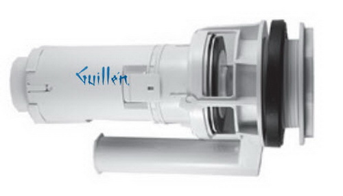 Duravit 0074130600; ; flush valve for one piece ; in Unfinish