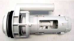 Duravit 0074138600; Darling; flush valve two piece toilet 1.28 gpf single flush; in Unfinish; ;