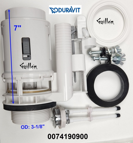 Duravit 0074190900; ; Flush Valve; in Unfinish; ;