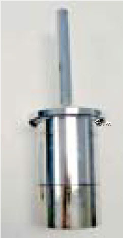 Duravit 0074241000; Starck 1; PURO push button for Geberit two piece 1.6 gpf single Flush; in Chrome; ;