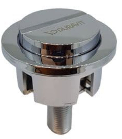 Duravit 0074611000; ; Flush Button; in Chrome; ;