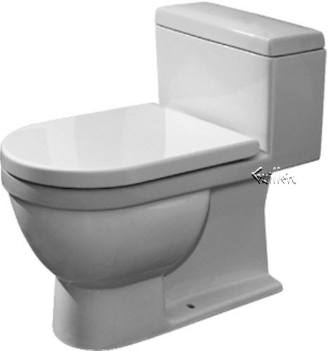 Duravit 011501; Starck 3; elongated 1 piece Toilet 1.6 gpf; technical part breakdown manuals specifications catalog