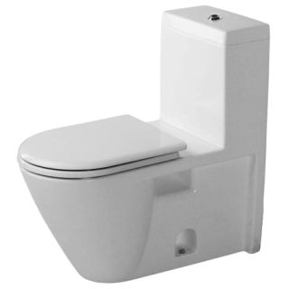 Duravit 0163010005; One-Piece toilet Starck 2 white w. mech. siphon jet elong. HET