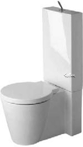 Duravit 023309; Starck 1 Vario; 2 piece Toilet single flush Tank 872700; technical part breakdown manuals specifications catalog