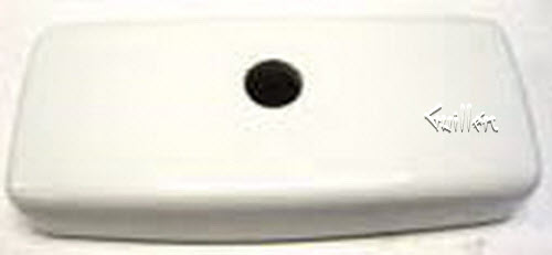 Duravit 0929990005; Happy D; Tank lid for 0929100005 hole for push button two piece 1.28 gpf single Flush; in White; Discontinued Product