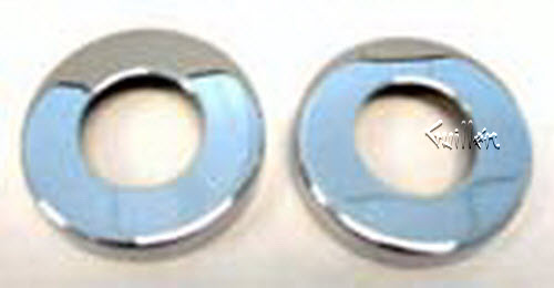 Duravit 1001961000; ; Foot covers for metal consoles; in Chrome; ;