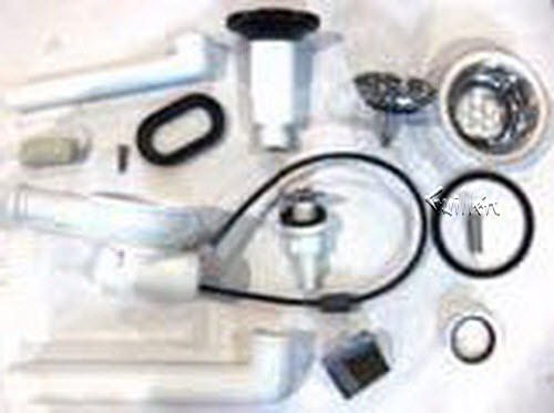 Duravit 1003310000; ; Drain assembly for sink with shelf; in Unfinish