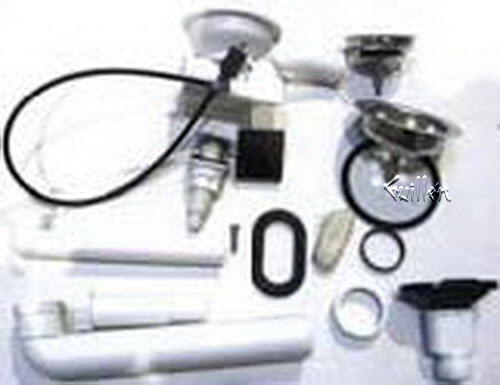 Duravit 1003320000; ; Drain assembly for sink without shelf; in Unfinish