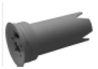 Duravit 1003420000; Dry; air drap without cover urinal; in Unfinish; ;