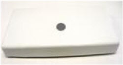 Duravit 2123990000; Darling; tank lid one piece 1.28 gpf single flush hole for push button; in White; ;