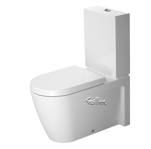 Duravit 212909 & 0933000005; Starck 2; us toilet 1.6 / 0.8 gpf dual flush 2 piece toilet parts technical parts breakdown manuals specifications catalog; in Unfinish