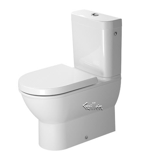 Duravit 213809 & 0931100005; Darling New; toilet 1.6 / 0.8 dual flush 2 piece toilet parts technical parts breakdown manuals specifications catalog; in Unfinish