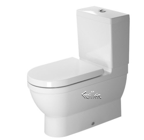 Duravit 214109 & 0920100005; Starck 3; us toilet 1.6 / 0.8 gpf dual flush 2 piece toilet parts catalog technical parts breakdown manuals specifications catalog; in Unfinish