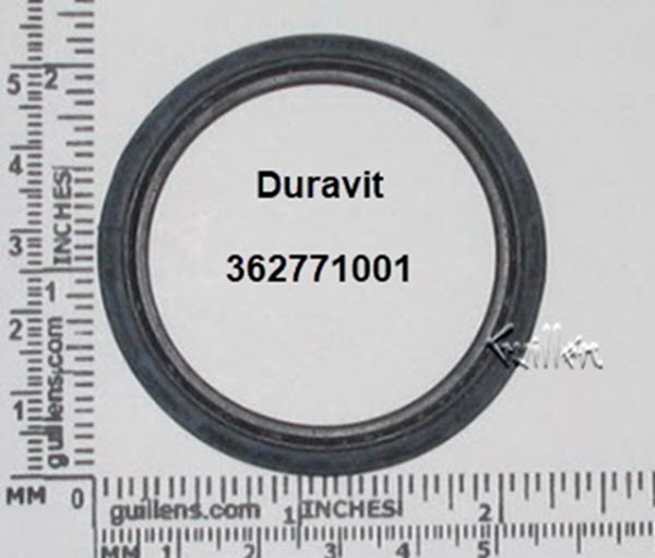 Duravit 362771001; Darling, Starck2, Starck X, Vero; geberit seal ring 50mm (2") floor standing toilet tankless; in Unfinish