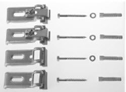 Duravit 790123000000000; ; Bathtub anchors (4 pieces); in Unfinish; ;