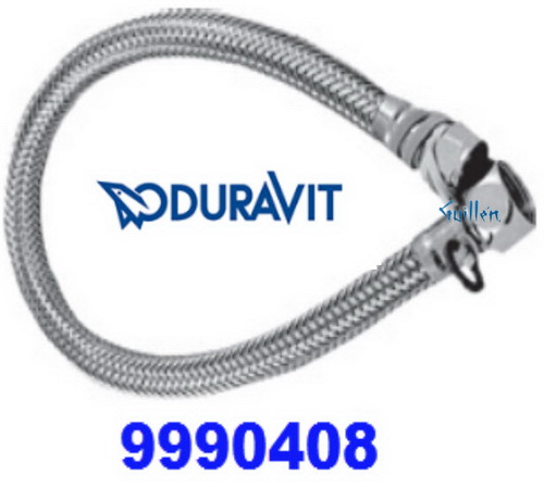 Duravit 9990408; Happy D; Flex connector water supply hose; in Unfinish
