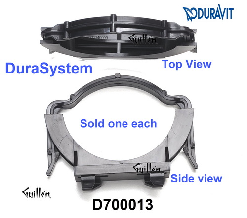 Duravit D700013; DuraSystem; Mounting bracket for toilet in-wall tank and carrier; in Unfinish