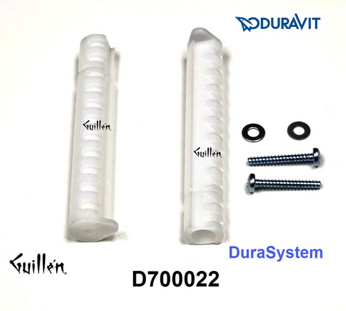 Duravit D700022; DuraSystem; Depth setting rods for toilet in-wall tank and carrier; in Unfinish