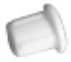 Duravit F20043; ; cap for hole drills 1 / 4x 1 / 4 x 1 / 4 adapted for all cabinets; in Unfinish; ;