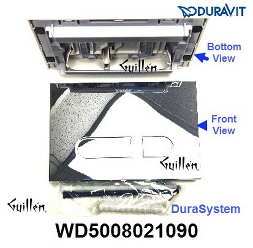 Duravit WD5008021090; DuraSystem; A1 actuator plate flush button; in Chrome