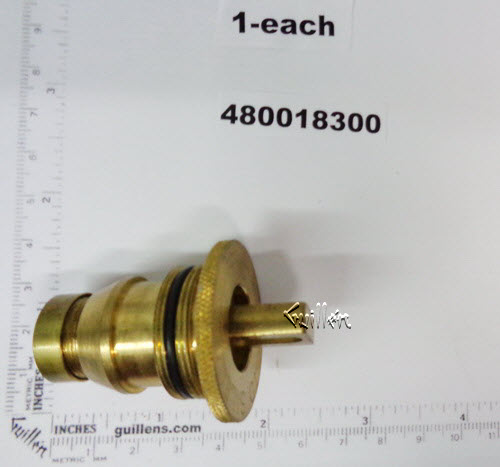 Eljer 480018300; ; plunger assembly fill valve for toilet; in Brass