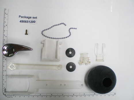 Eljer 490651200; ; touch flush valve flapper kit trip lever; in Unfinish