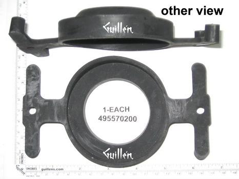 Eljer 495570200; ; tank to bowl gasket and bumper; in Black