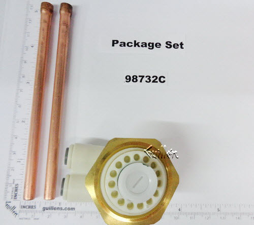 Elkay 98732C; ; regulator with green spring cartridge for bubbler drinking fountain; in Green   61314C