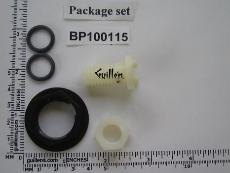 Flushmate BP100115 Bulk pack 1/2 drain for 1 piece toilet ; Discontinued Product