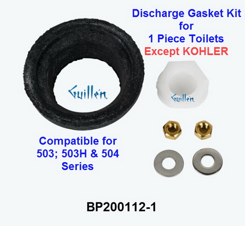 Flushmate BP200112-1;;__ 1 Piece Discharge gasket kit except Kohler K-3597; in Unfinish