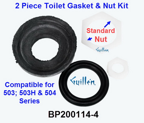 Flushmate BP200114-4;;__ 2 Piece Discharge gasket kit standard; in Unfinish; Replaces BP100114