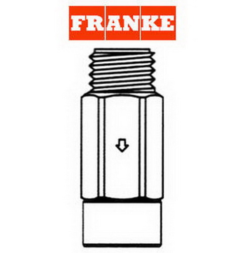 Franke 10.122; ; compresson fitting hose; in Brass   FR10.122  ; Discontinued Product