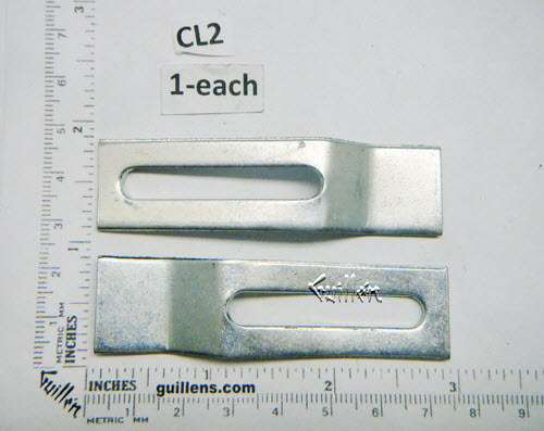 Franke CL2; ; 2" inch sink clips 1 each; in Stainless Steel   303177