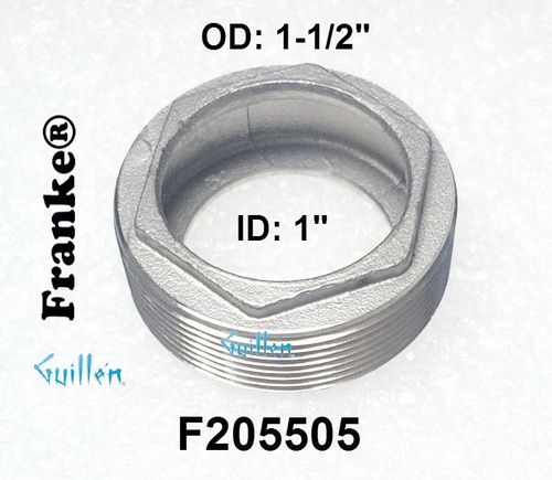 Franke F205505; ; __1-1/2in x 1in; cartridge nut ffps20550; in Unfinish