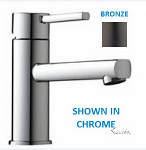 Franke FB-555; FB-500 Series; Single Handle Top Lever Low Style Bath Faucet; in Bronze Tone