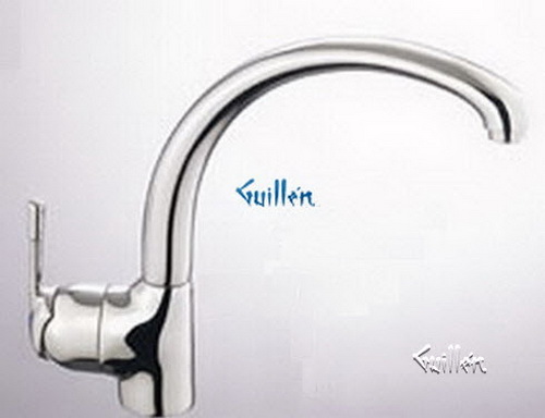 Franke FF-800; FF-800 Series; Single Handle Arc Spout Side Lever Kitchen Faucet; in Chrome